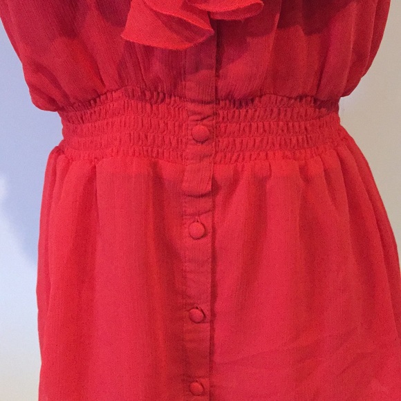 H&M Red frilled top gorgeous - Picture 3 of 8